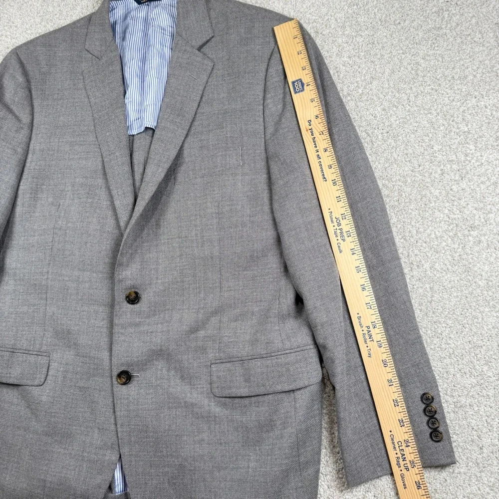 Brooks‎ Brothers 1818 Blazer Mens 44R Grey Reda Wool Fitzgerald Sport Coat